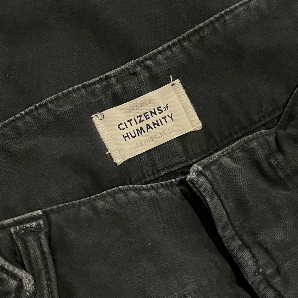 Citizens of Humanity Payton Utility Trousers Washed Black - Picture 10 of 12